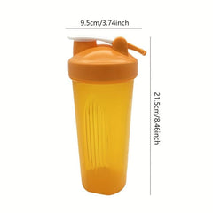 600ml Protein Shaker Cup for Gym Fitness and Sports - Perfect for Summer Drinks