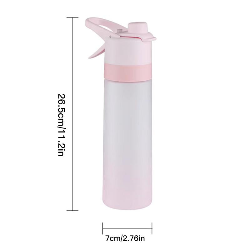 Large Capacity Misting Water Bottle BPA-Free 700ml