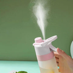 Large Capacity Misting Water Bottle BPA-Free 700ml