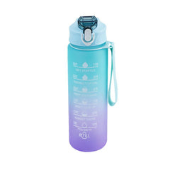 Motivational Water Bottle 750ml Sports Drinking Cups