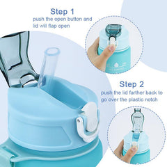 Motivational Water Bottle 750ml Sports Drinking Cups