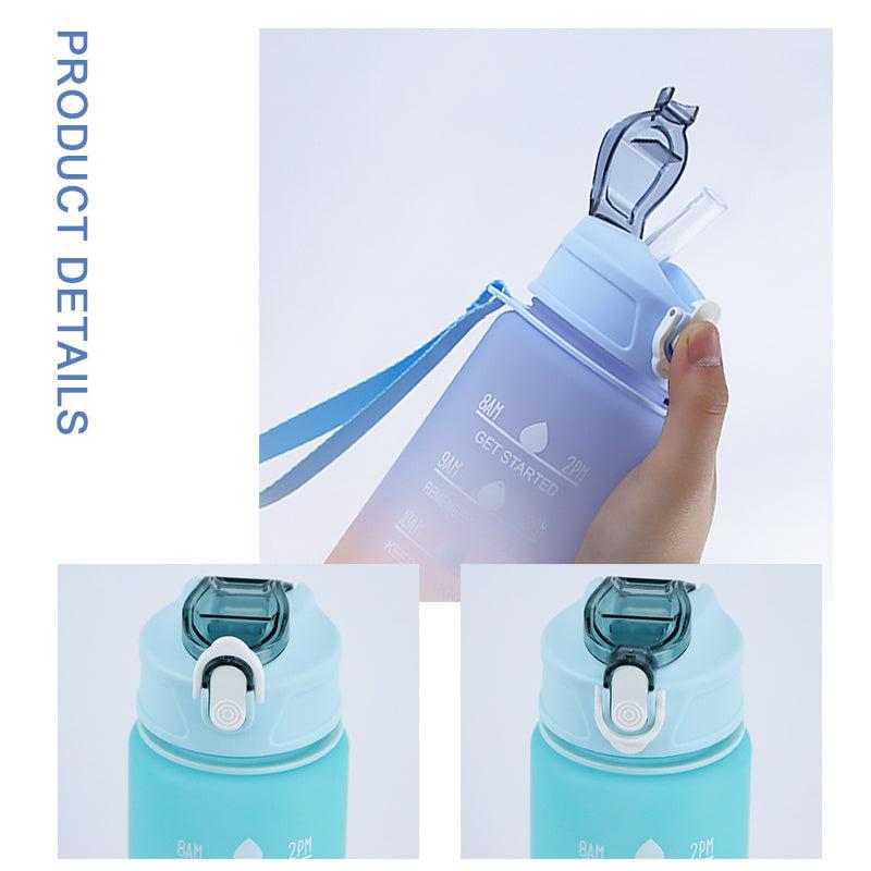 Motivational Water Bottle 750ml Sports Drinking Cups