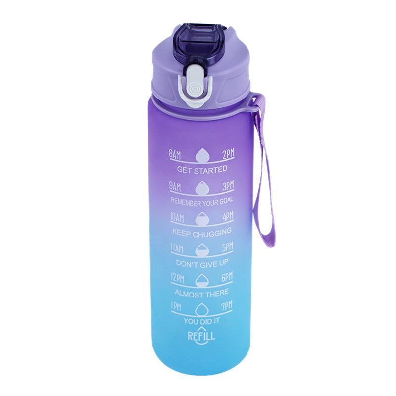 Motivational Water Bottle 750ml Sports Drinking Cups