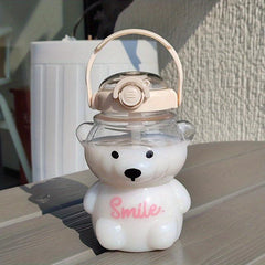 Bear Water Bottle with Adjustable Strap