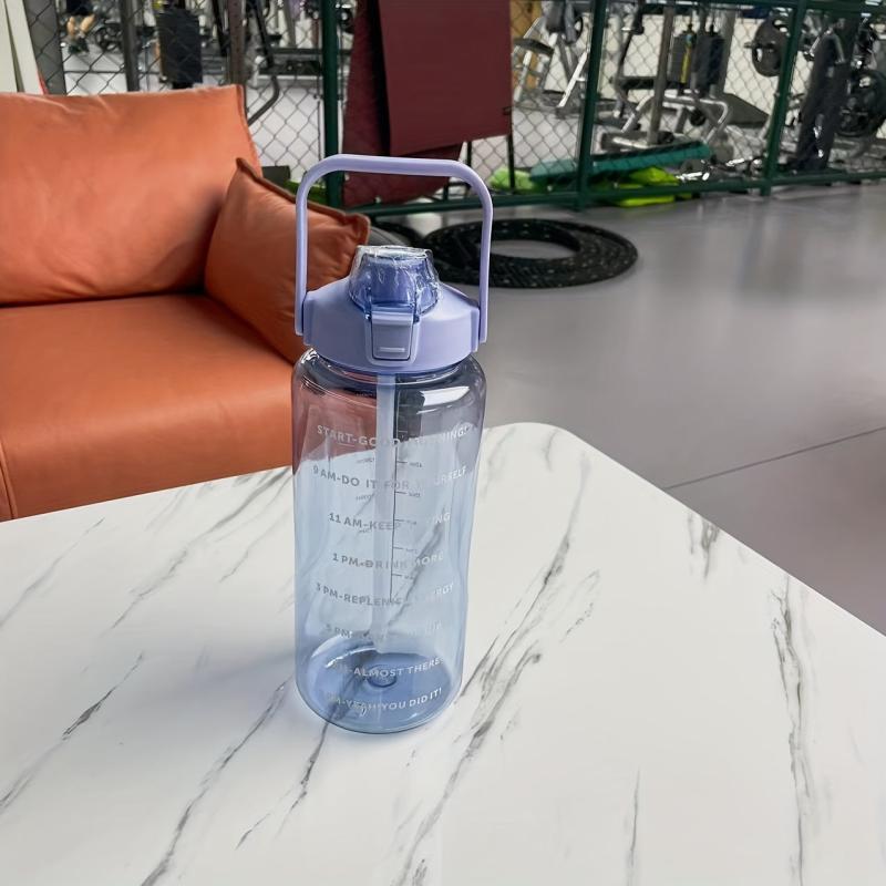 2000ml Leak Proof Sports Water Bottle with Straw