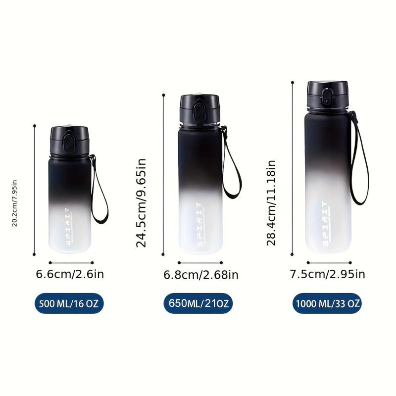 Gradient Portable Water Bottle For Fitness & Travel 500ml-1000ml