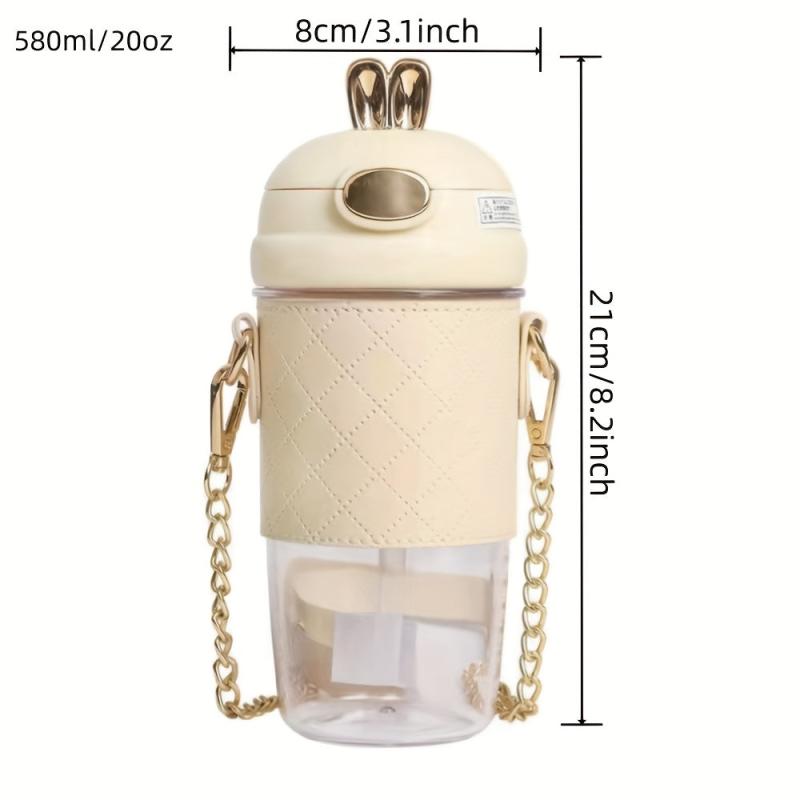 20oz Water Bottle With Strap And Sleeve Portable Drinking Cups