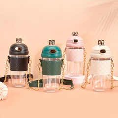 20oz Water Bottle With Strap And Sleeve Portable Drinking Cups