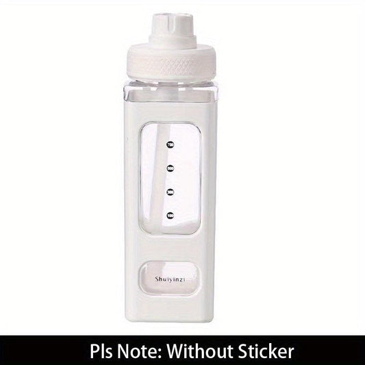 23oz Plastic Sports Water Bottle With Graduated Straw Water Cup