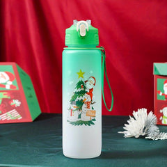 Xmas Tree Water Cup Portable Outdoor Drinkware