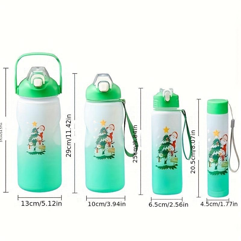 Xmas Tree Water Cup Portable Outdoor Drinkware