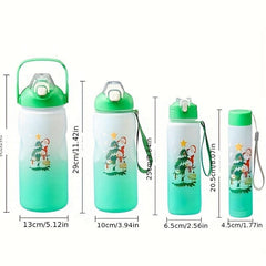 Xmas Tree Water Cup Portable Outdoor Drinkware