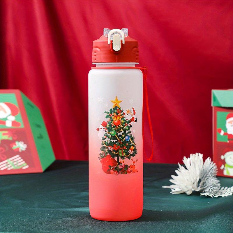 Xmas Tree Water Cup Portable Outdoor Drinkware
