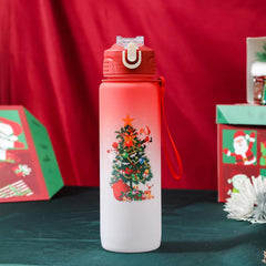 Xmas Tree Water Cup Portable Outdoor Drinkware