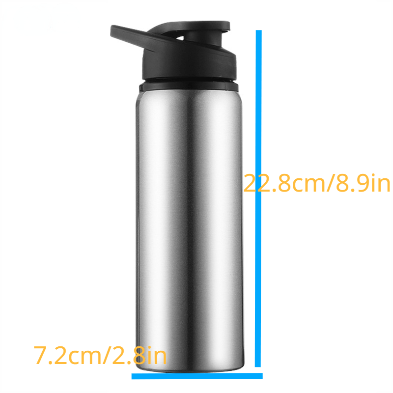 700ml Stainless Steel Sports Water Bottle for Camping Hiking Cycling