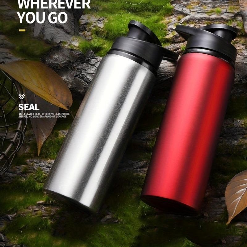 700ml Stainless Steel Sports Water Bottle for Camping Hiking Cycling