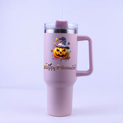 Happy Halloween Travel Mug Steel Vacuum Tumbler