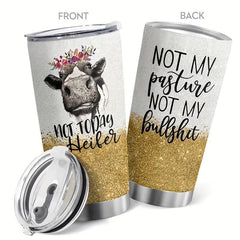 20oz Animal Print Stainless Steel Tumbler with Lid