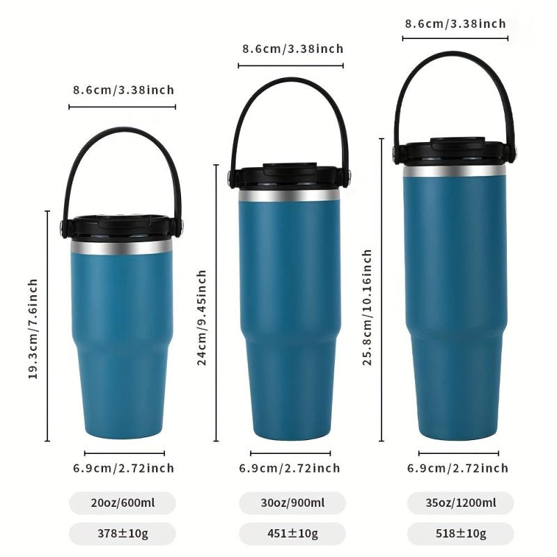 Watersy Powder Coat 20oz 30oz 35oz Tumbler Vacuum Insulated Sport Water Bottle