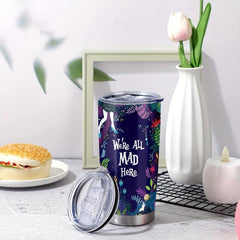 20oz Forest Flowers Stainless Steel Tumbler