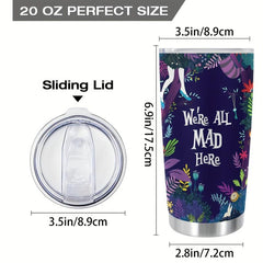 20oz Forest Flowers Stainless Steel Tumbler