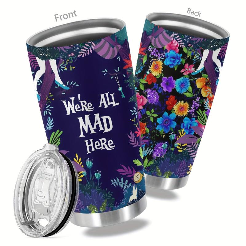 20oz Forest Flowers Stainless Steel Tumbler