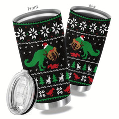 Christmas Stainless Steel Tumbler, Double Wall Insulated Mug