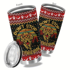 Christmas Stainless Steel Tumbler, Double Wall Insulated Mug