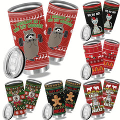 Christmas Stainless Steel Tumbler, Double Wall Insulated Mug