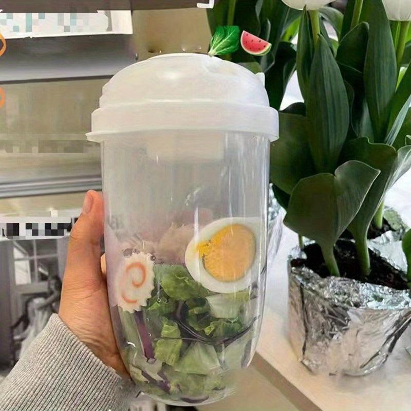 Fresh Salad Cup 1000ml Portable Meal Shaker Cup