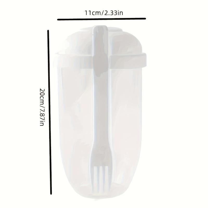 Fresh Salad Cup 1000ml Portable Meal Shaker Cup