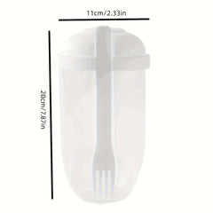 Fresh Salad Cup 1000ml Portable Meal Shaker Cup