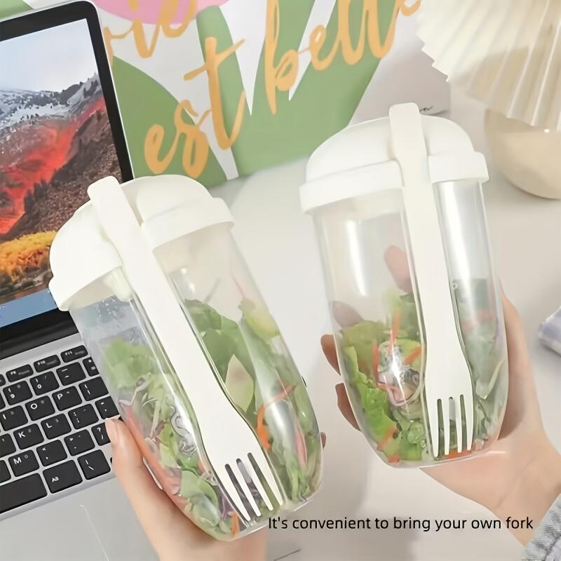 Fresh Salad Cup 1000ml Portable Meal Shaker Cup