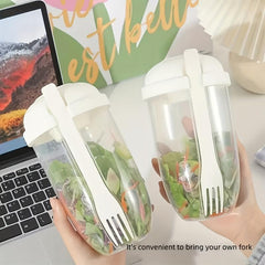 Fresh Salad Cup 1000ml Portable Meal Shaker Cup
