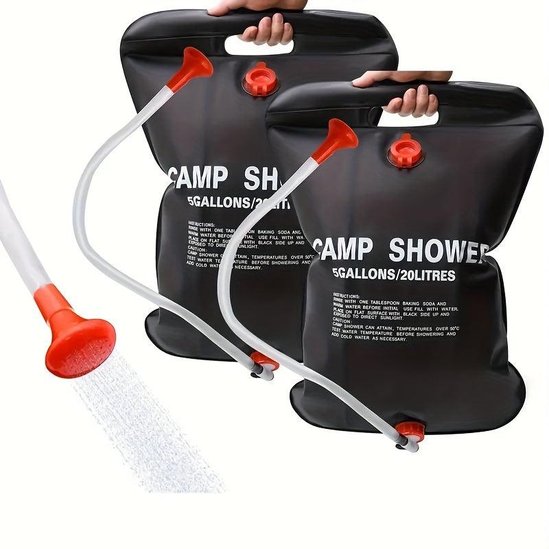 Solar Portable Camping Shower Bag 5/3Gal 10/5Gal Outdoor Traveling
