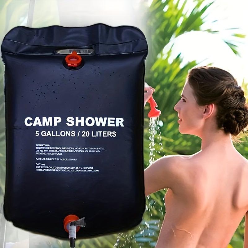 Solar Portable Camping Shower Bag 5/3Gal 10/5Gal Outdoor Traveling