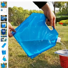 Portable Collapsible Water Bag 1-6 Gallon Capacity for Outdoor Activities