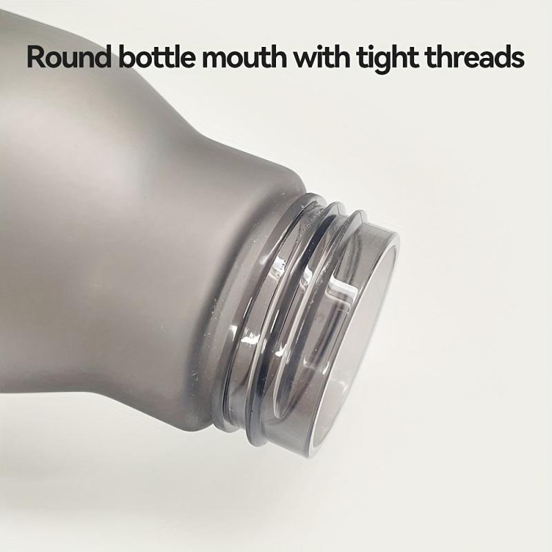 20oz Frosted Sports Water Bottle With Lifting Rope BPA Leak Proof