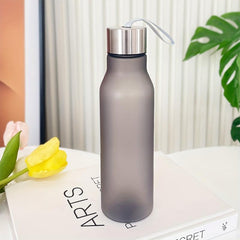 20oz Frosted Sports Water Bottle With Lifting Rope BPA Leak Proof