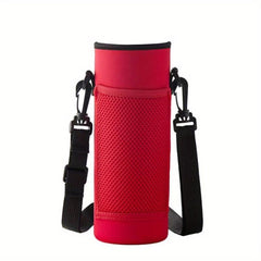 Water Bottle Pouch Vacuum Cup Holder With Strap Insulated Thermal Bottle Bag