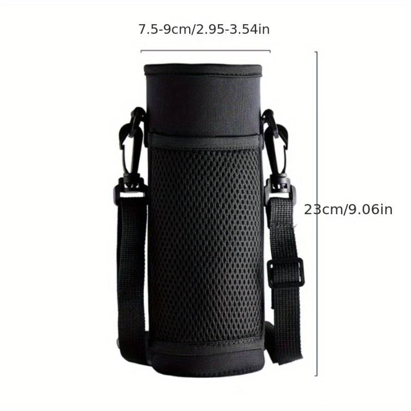 Water Bottle Pouch Vacuum Cup Holder With Strap Insulated Thermal Bottle Bag