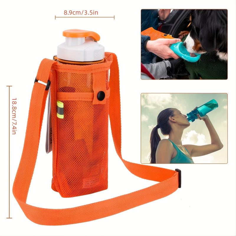2pcs Crossbody Strap Bag Water Bottle Holder For Outdoor Sports