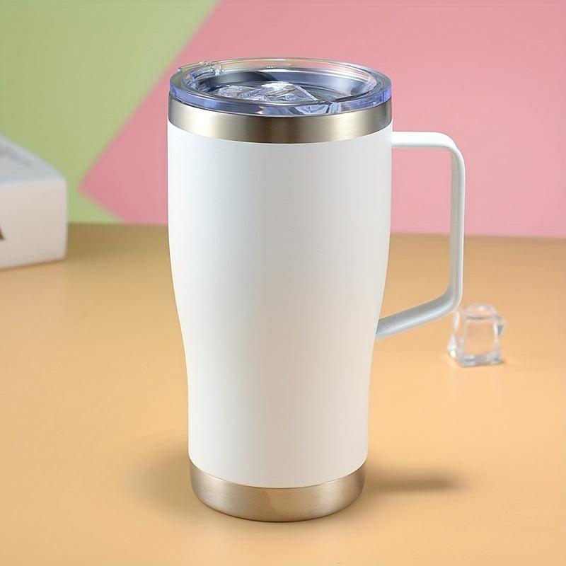 20oz Stainless Steel Tumbler With Lid and Handle