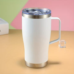20oz Stainless Steel Tumbler With Lid and Handle