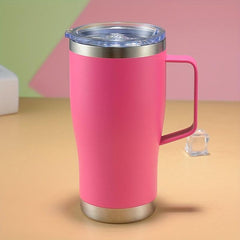 20oz Stainless Steel Tumbler With Lid and Handle