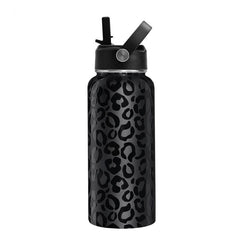 Stainless Steel Vacuum Insulated Thermal Water Bottle with Straw Lid