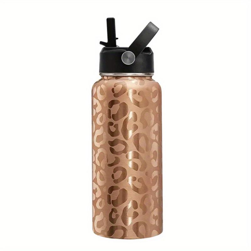 32oz Insulated Sports Water Bottle with Straw and Lid