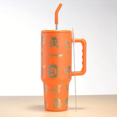 Halloween Skull 40oz Stainless Steel Tumbler Insulated Car Cup