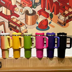 Sakura 40 OZ Stainless Steel Tumbler - Insulated Travel Mug
