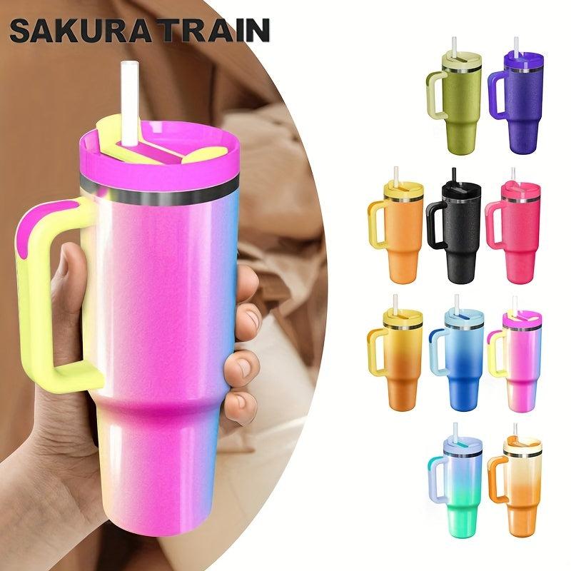 Sakura 40 OZ Stainless Steel Tumbler - Insulated Travel Mug